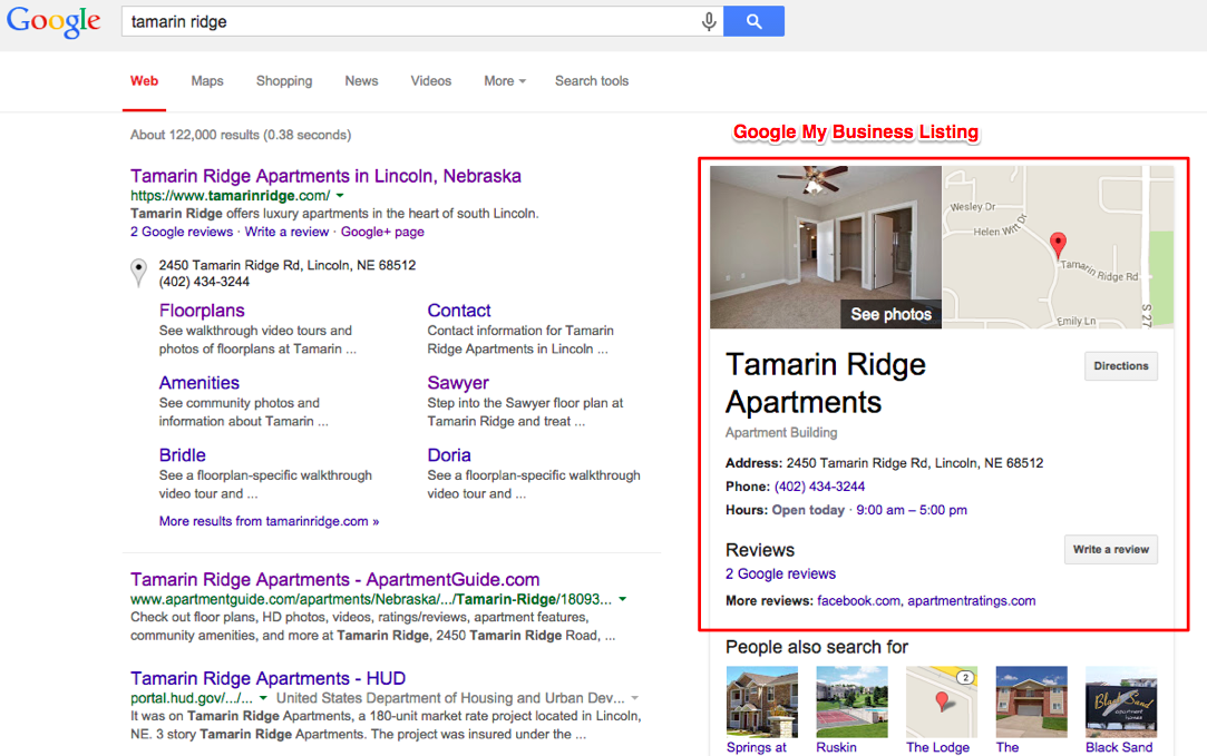 google-my-business-apartments-google-serp