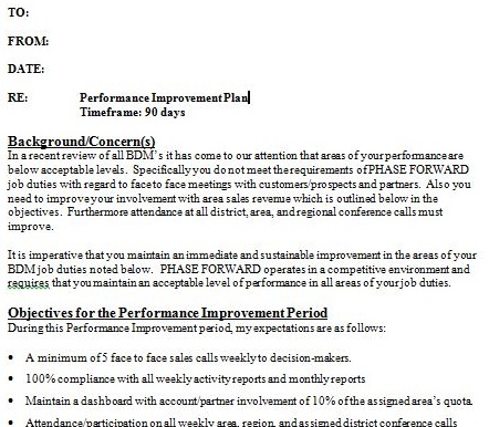 sales rep termination letter