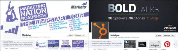 marketo hubspot facebook b2b