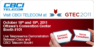 CBCI Telecom at GTEC 2011 Booth