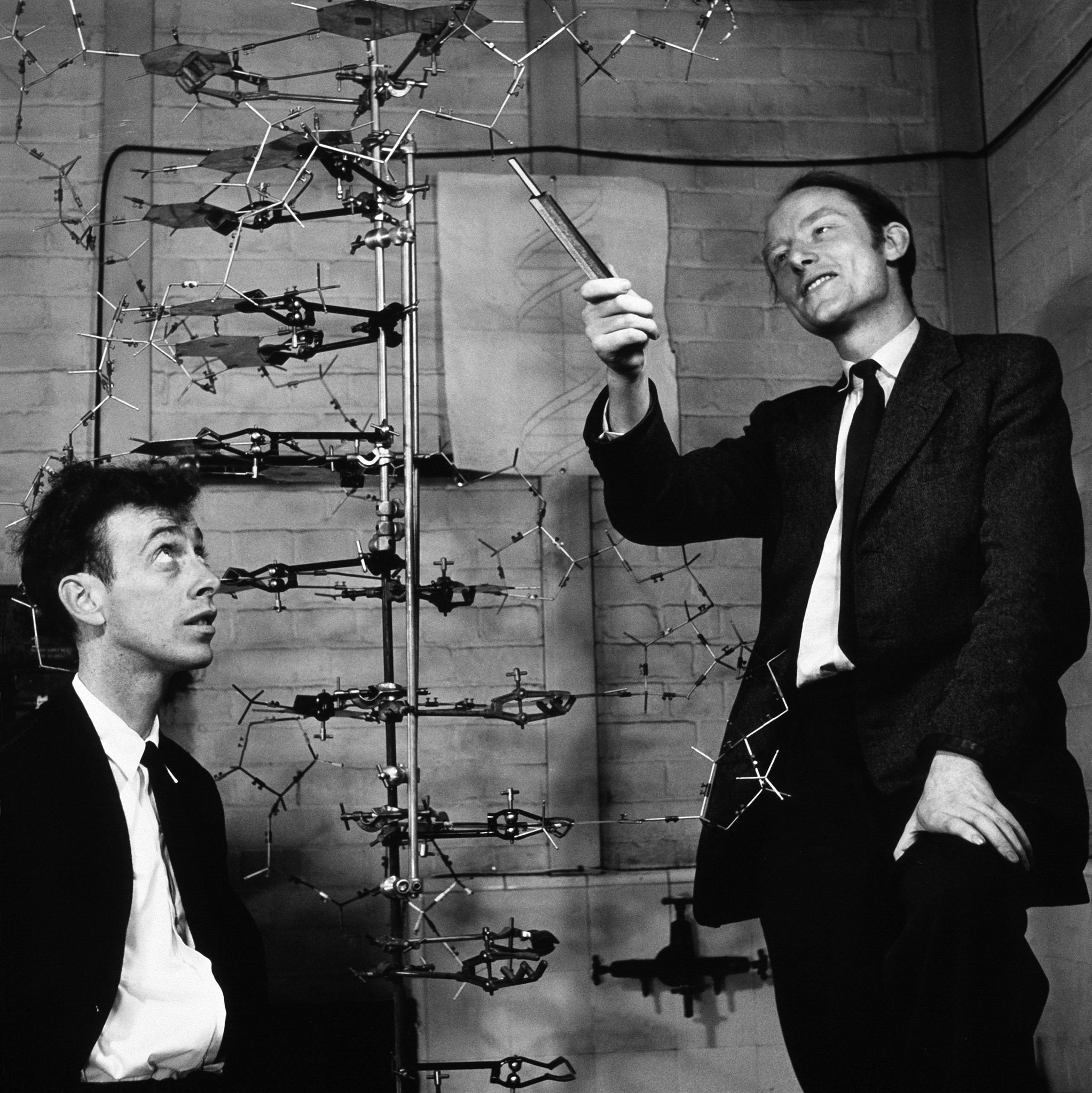 J.D. Watson e F.H.C. Crick