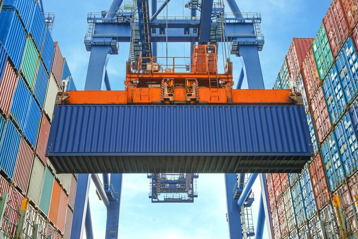 Tradecloud Shore Crane Loading Containers