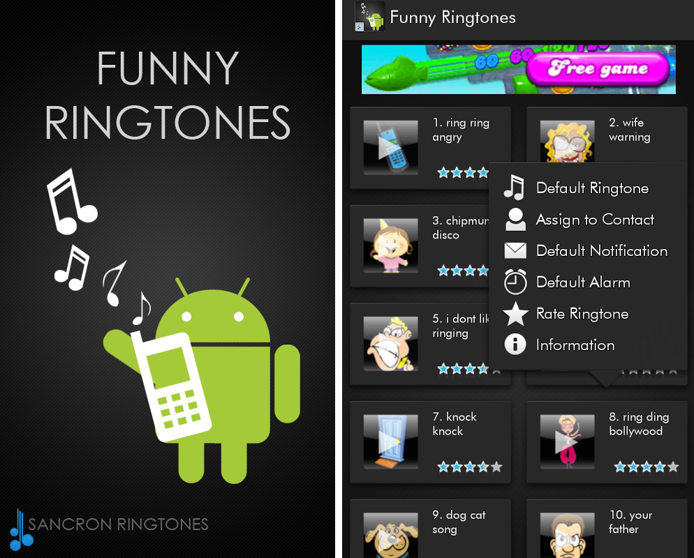 Funny Ringtones (by Sancron Funny Ringtones) , guaranteed to ...