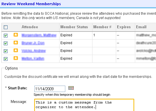 MotorsportReg.com Remittance Tool for SCCA Weekend Memberships MotorsportReg.com Remittance Tool for SCCA Weekend Memberships