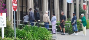 Standing in line
