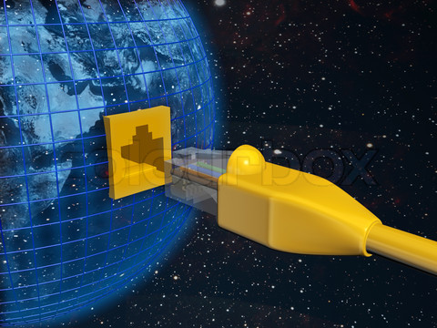 -a-ethernet-connected-globe-3d-rendered-illustration