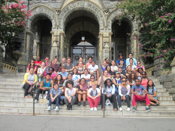 Day 5, Thursday, August 8 - The gang at Georgetown Universityin Washington, DC.