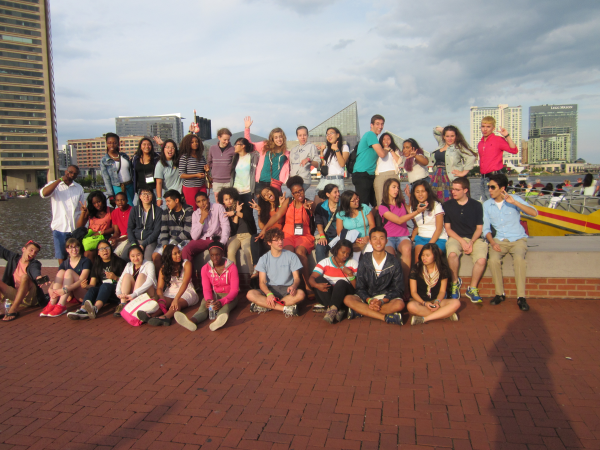 Day 2, Monday, August 5 - The gang in Baltimore, prior to boarding the Seadog Harbor Cruise. 
