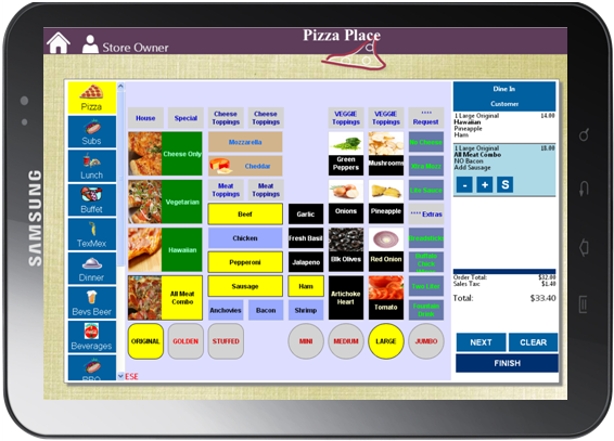Thr!ve Restaurant Point of Sale for Android or iPad
