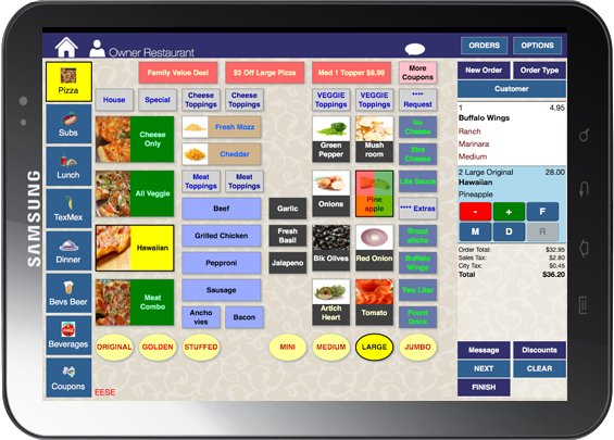 Thr!ve Restaurant Point of Sale for Android or iPad
