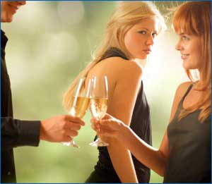 Body language wedding rings