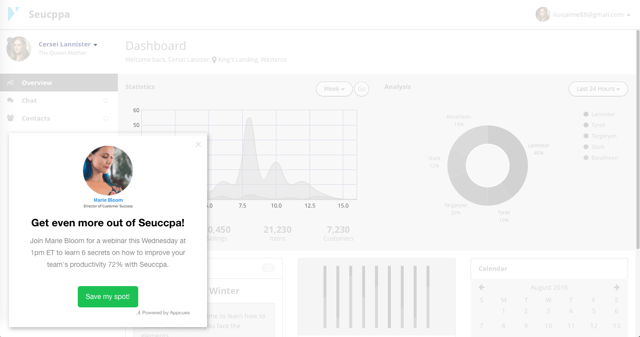 Appcues customer retention Appcues customer retention