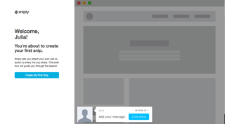 sniply welcome page sniply welcome page