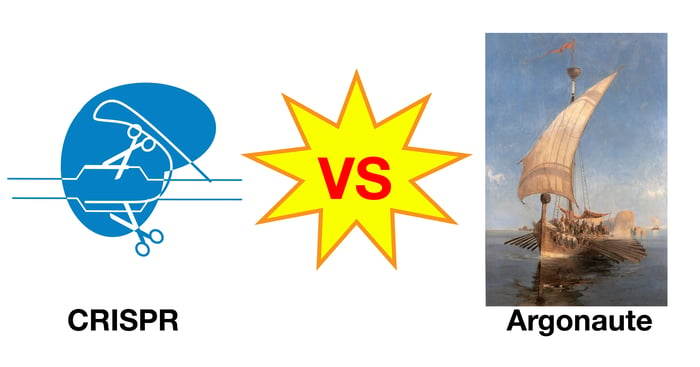 CRISPR versus Argonaute
