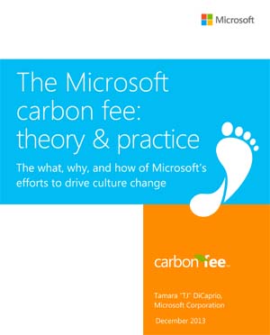 Microsoft Carbon Fee program Microsoft Carbon Fee program