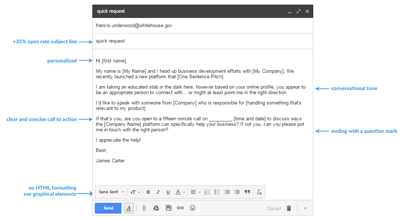 How to write a good email to a job recruiter