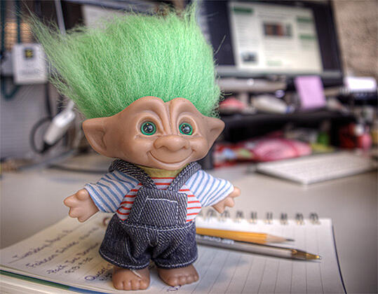 Troll Desk Flair