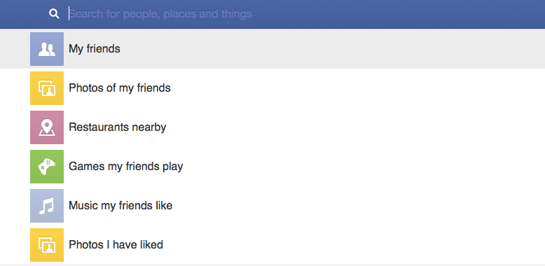 facebook graph search