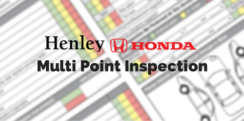 Honda Multi Point Inspection