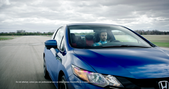 Hinchcliffe in a Civic Si