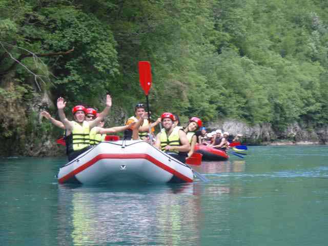 quiet water rafting