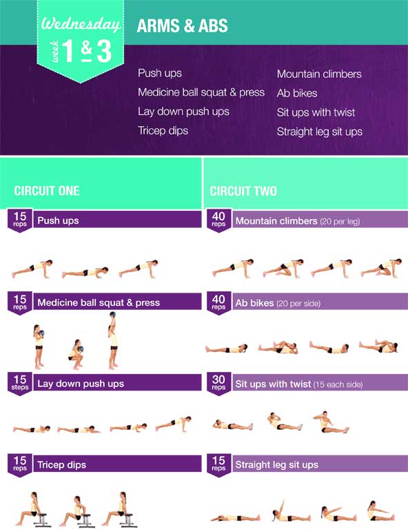 Ab Exercises With No Equipment [infographic]