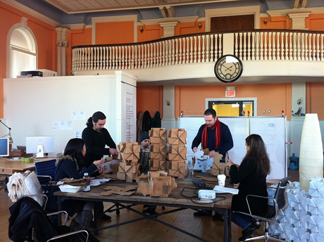 A team meeting at Involution Studios