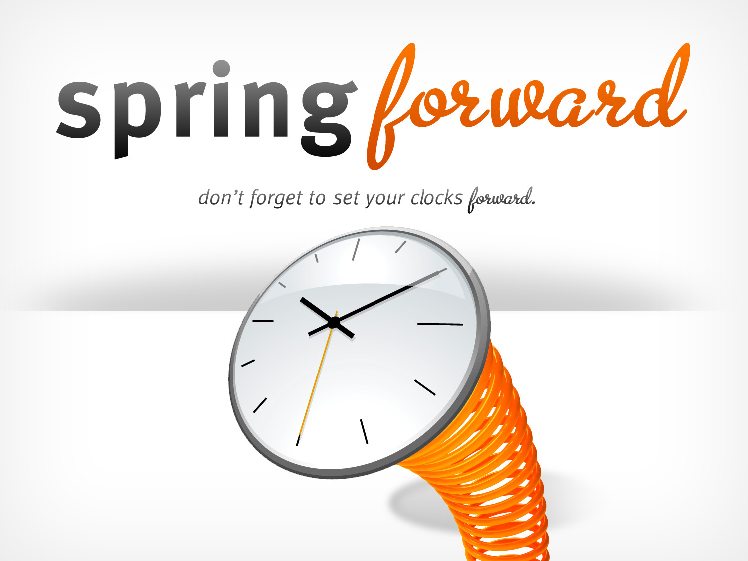 Spring Forward: Don't forget to adjust your clocks this weekend for daylight  saving time