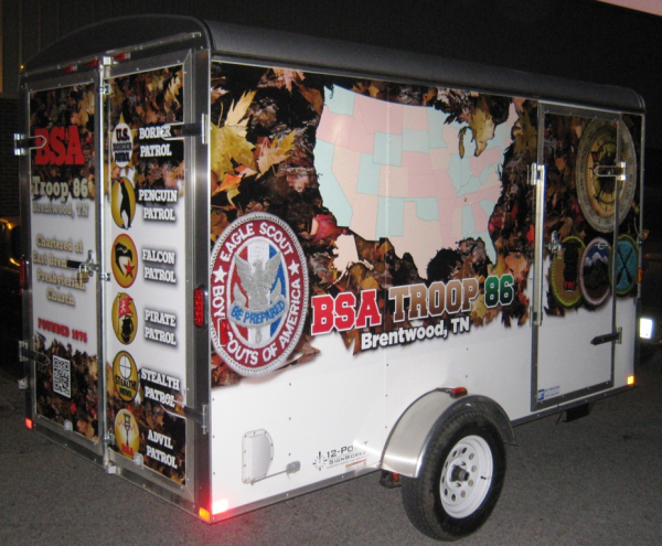 Scout Trailer Design Boy Scout Trailer Wrap
