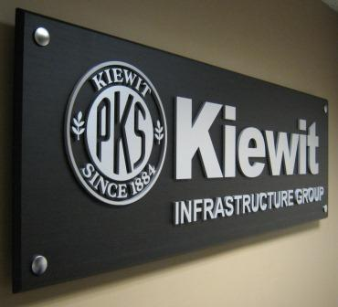 signs indoor business sign signage lobby metal aluminum letters graphics office 12pointsignworks custom routed interior brushed franklin tn
