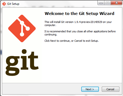 welcome_Git-setup