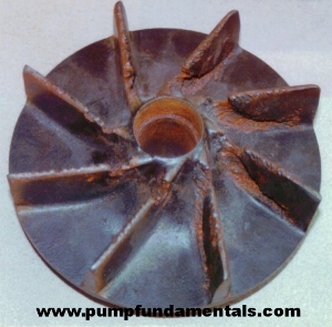 Suction Pump Cavitation Damage Impeller Suction Pump Cavitation Damage Impeller