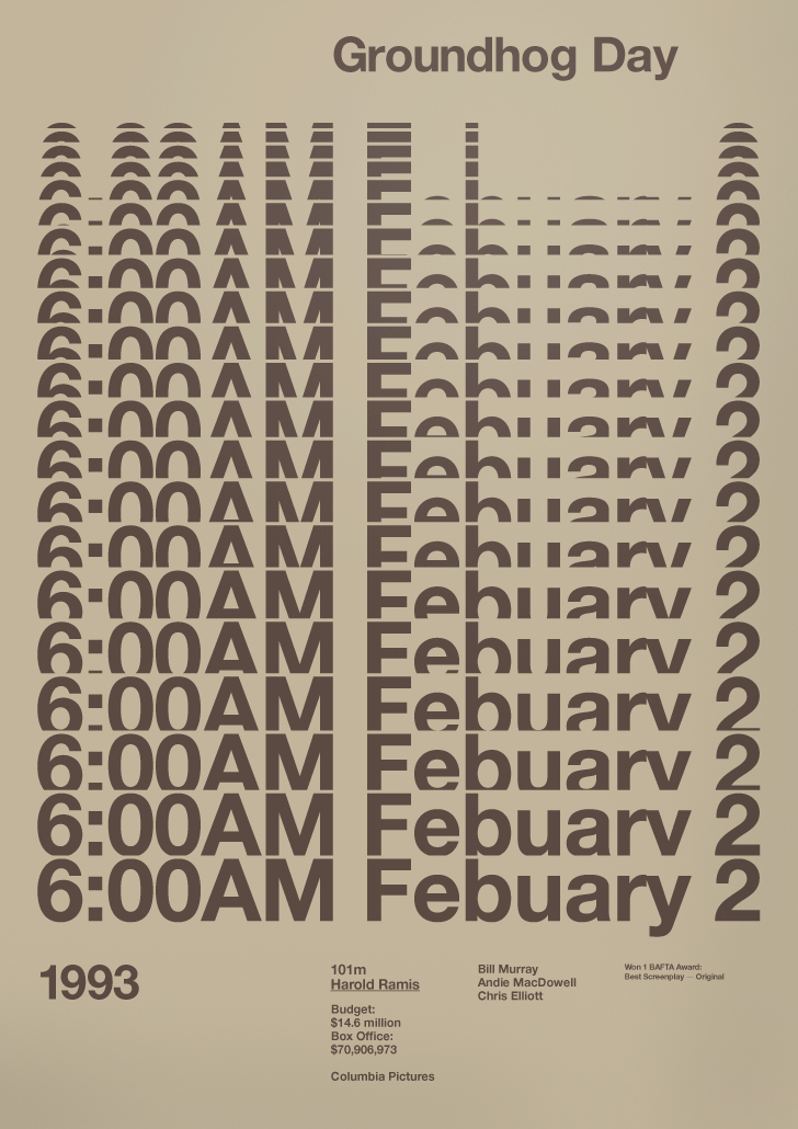 groundhog day poster graphic design inspiration groundhog day groundhog day poster graphic design inspiration groundhog day