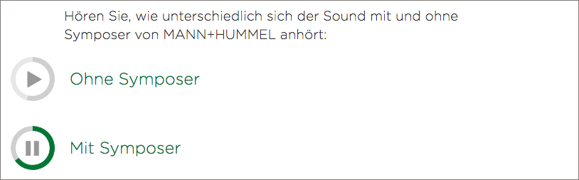 MANN+HUMMEL Soundbeispiel