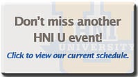 Don't miss another HNI U event copy