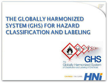 Globally Harmonized System hazcom training