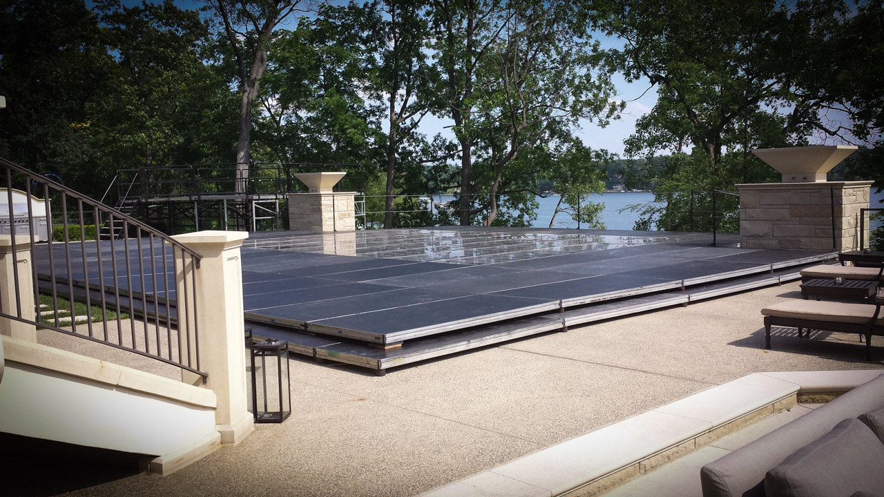 Dance Floor Pool Cover Rental