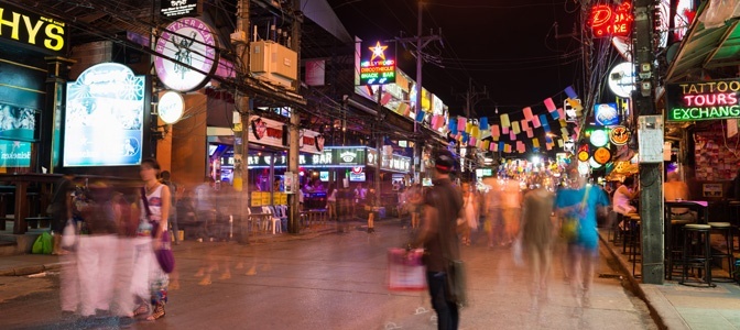 Bangla Road at Night Bangla Road at Night