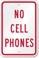 No-Cell-Phones-Sign-K-4121