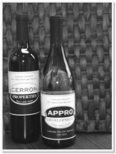 Lakeville Manufacturers Reception APPRO CERRON Wine Giveaway