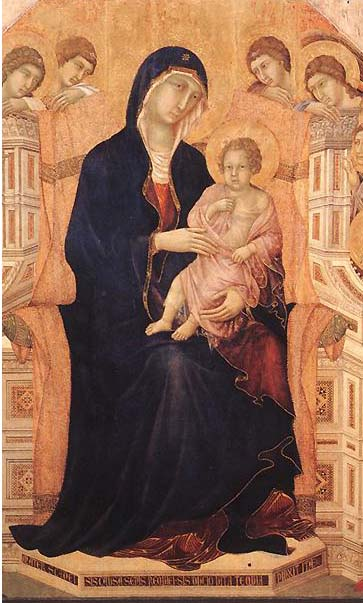 duccio maesta virgin