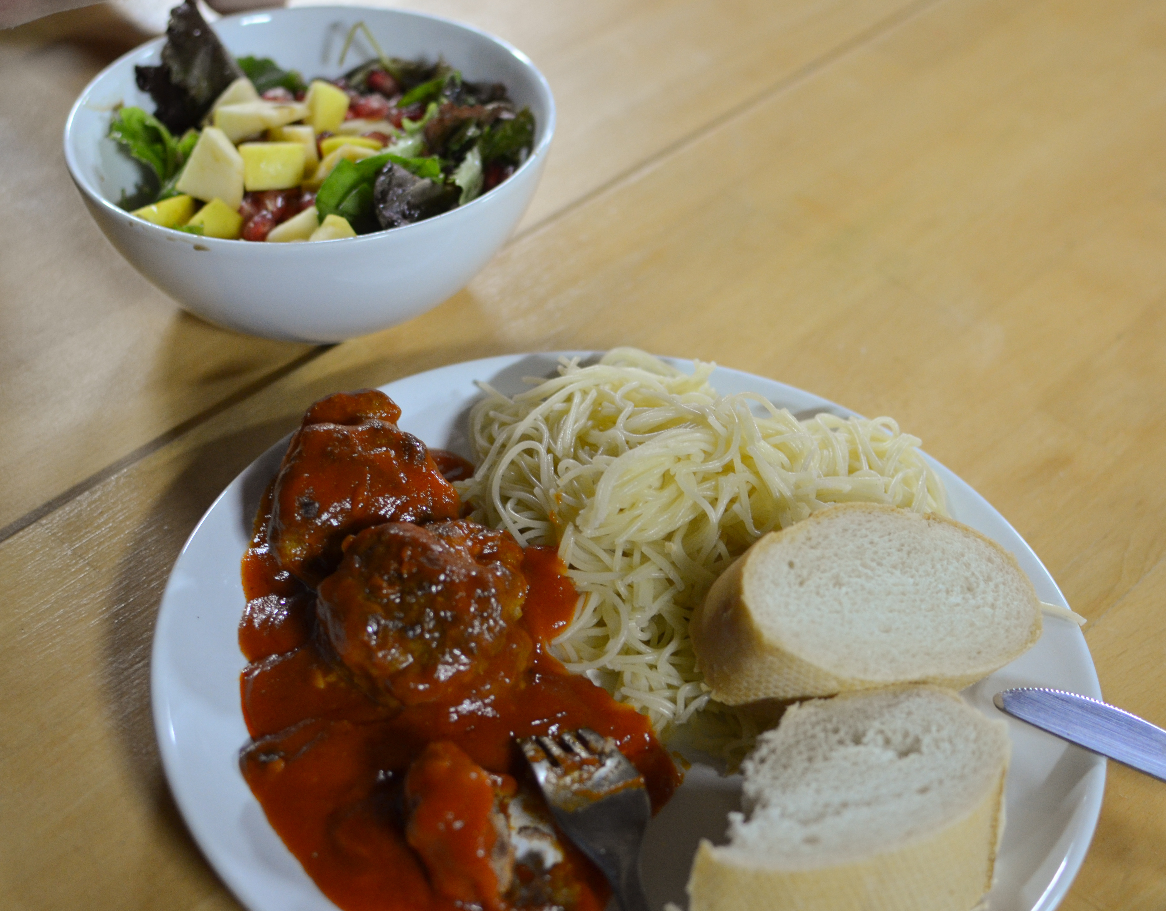 Experiential education students cook a gourmet dinner in our rented home Experiential education students cook a gourmet dinner in our rented home