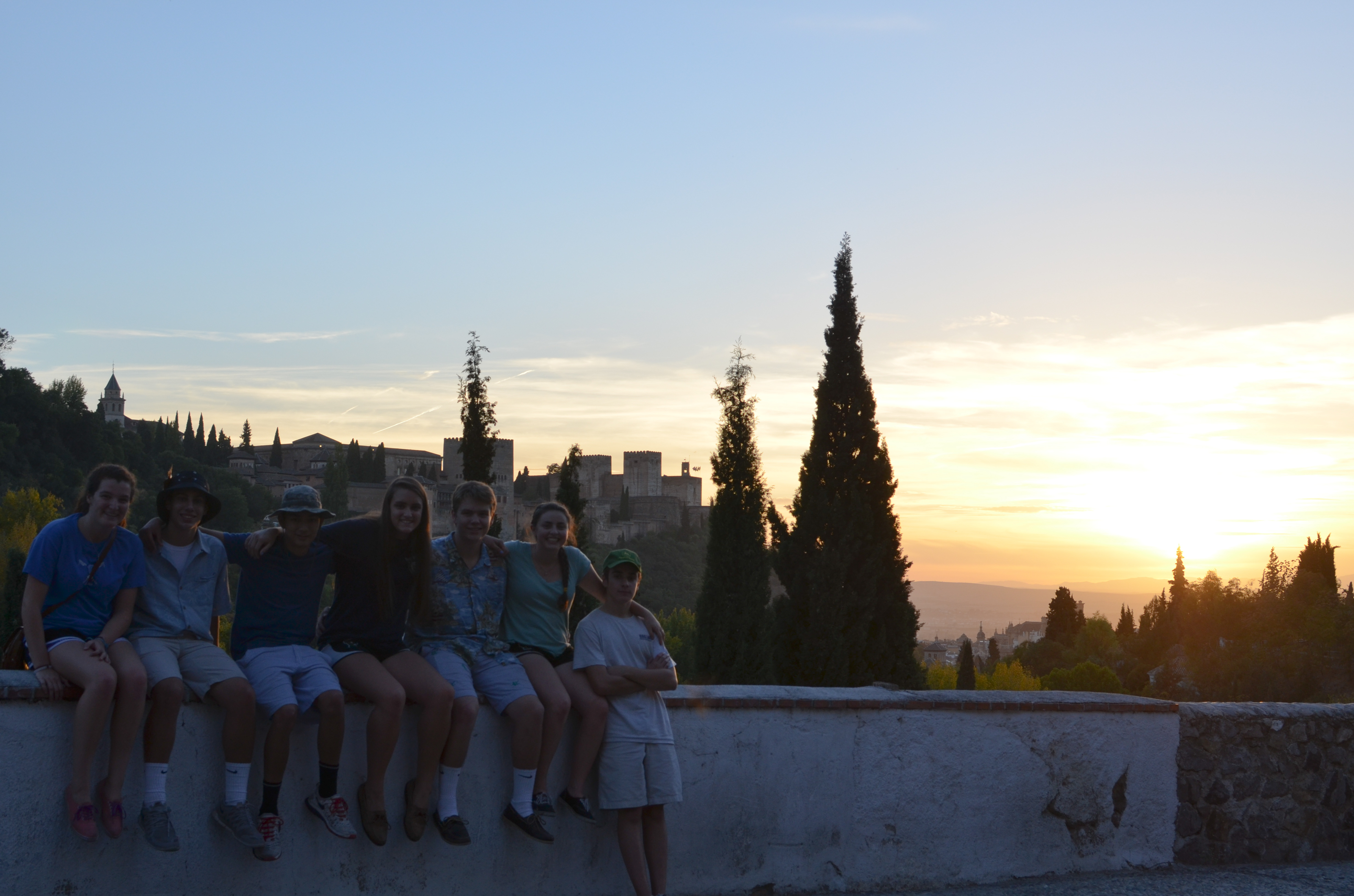 Experiential education exploring Granada on foot and admiring the Alhambra Experiential education exploring Granada on foot and admiring the Alhambra