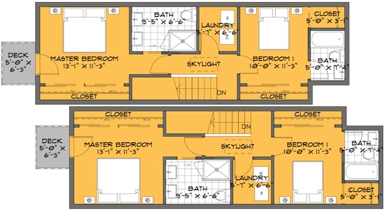 2 bedroom tiny house floor plans further long skinny house floor plans besides modern home narrow