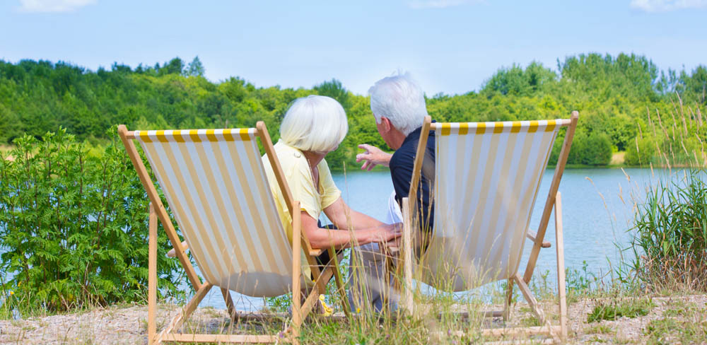 Relaxen im Liegestuhl