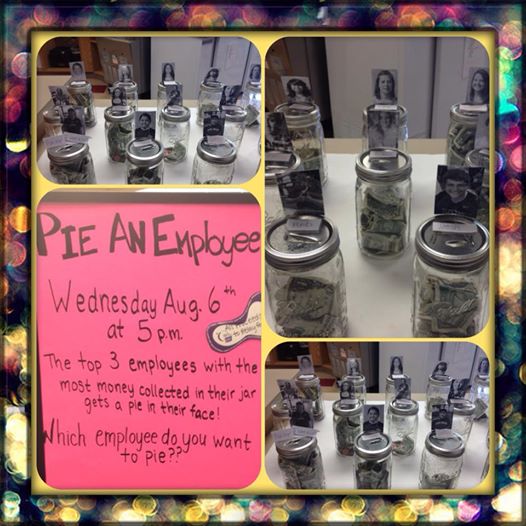 College Corner Coffee & Books Throws Pies, Targets Cancer