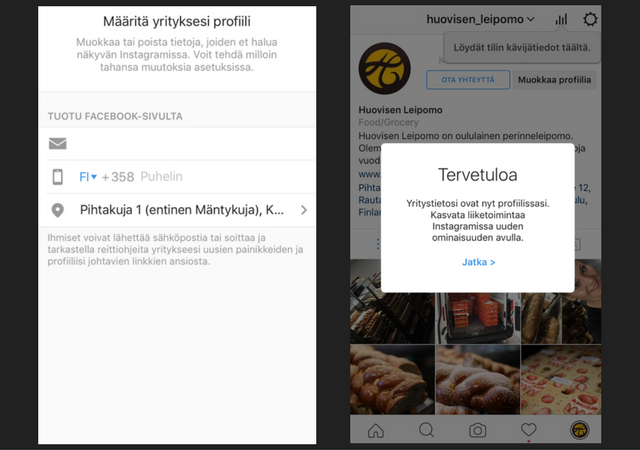 Instagram Yritystili On Nyt Täällä!