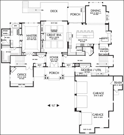 one story floor plans with basements one story floor plans with basements