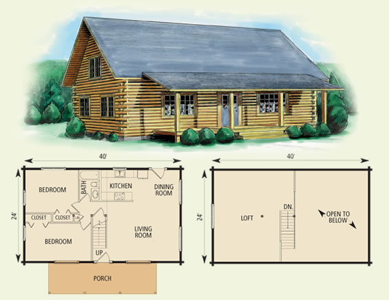 Plans to build 20 X 20 Cabin Plans Loft PDF Plans