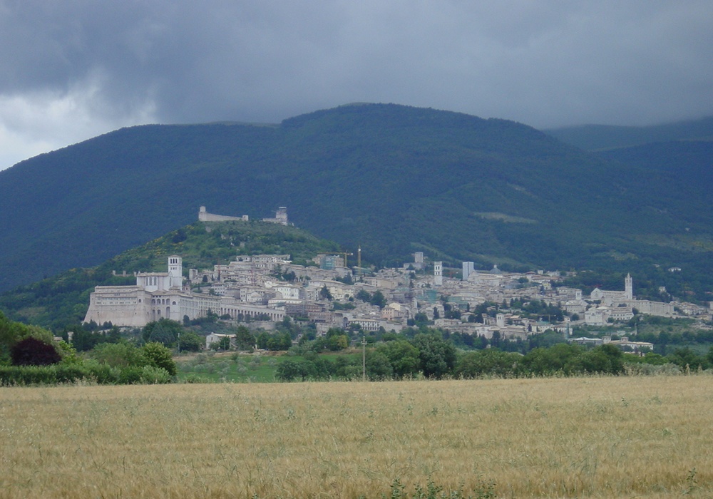 Assisi under clouds Assisi under clouds